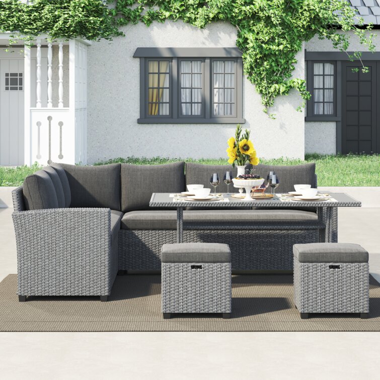 Outdoor sofa and online table set